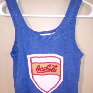 Coca-Cola brand tank top